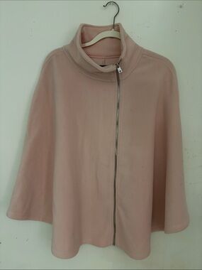 Marc New York Soft Pink Zip Cape Jacket
